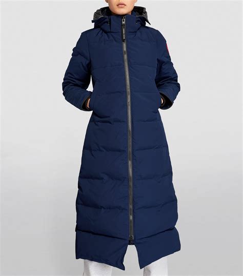 Womens Canada Goose Blue Mystique Hooded Parka Harrods Uk