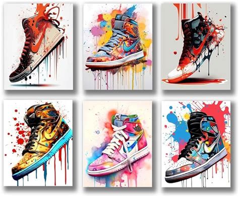 Amazon Sycart Hypebeast Sneaker Poster Set Of X