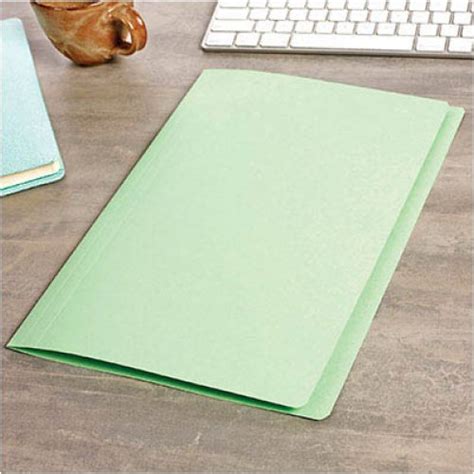 Manilla Folder Avery Foolscap Light Green Box 100 Skout