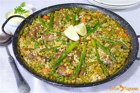 Arroz Con Costillas De Cerdo Y Crujiente De Jam N