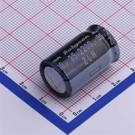 35ZLH2200MEFCCC16X25 Rubycon Aluminum Electrolytic Capacitors