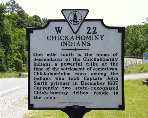 Chickahominy - "The Coarse-Ground Corn People" This tribe is located ...