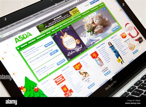 ASDA Website Screen shot of web page Stock Photo - Alamy