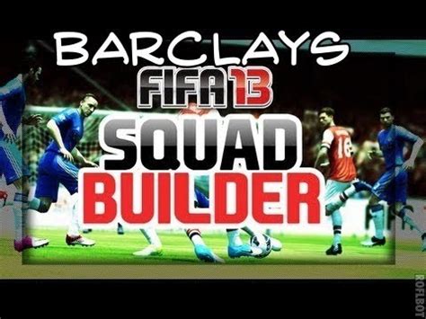 Barclays Premier League Squad Builder Youtube