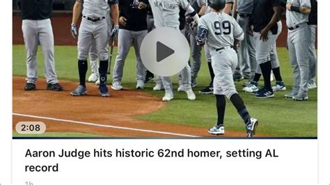 WHY AARON JUDGE PICKED UP HIS 62ND HOME RUN ON OCTOBER 4TH 2022 VS