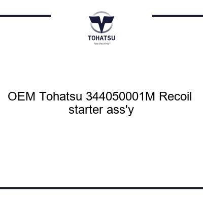 344050001M Recoil Starter Ass Y East Marine LLC