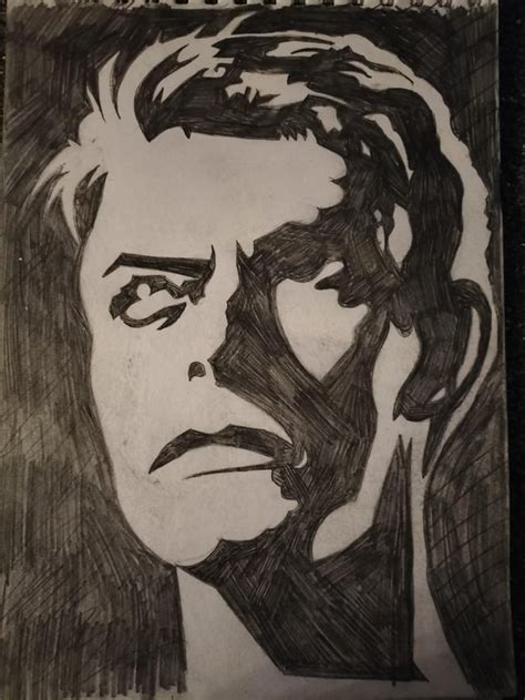 A Drawing I Did A Few Months Ago Davidbowie