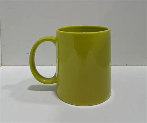 Ceramic Plain Green Coffee Mug Packaging Type Box 200 Ml At Rs 49