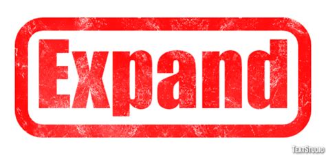Expand Text Effect and Logo Design Word 