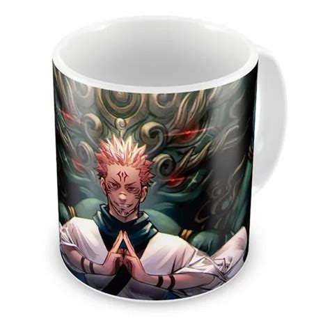 Caneca Porcelana Jujutsu Kaisen Yuji Itadori Demon Gca0020 Shopee Brasil