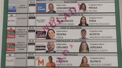 Cómo Son Las Boletas Con Las Que Se Votará El 16 De Julio En Santa Fe