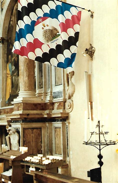 Siena Basilica Di Domenico Fahne Der Contrada Sovrana Dell Istrice