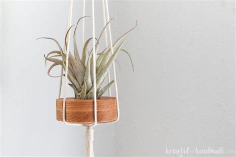 Hanging Air Plant Holder Diy Houseful Of Handmade