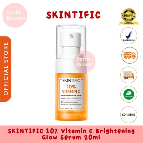 Jual New Launch Skintific Vitamin C Brightening Glow Serum Ml