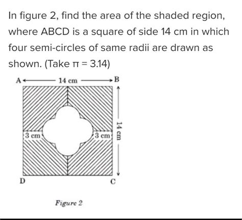 In Figure The Area Of The Shaded Region Where Mathrm Abcd