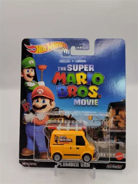 HOT WHEELS PREMIUM The Super Mario Bros Movie Plumber Van Di Mattel EUR