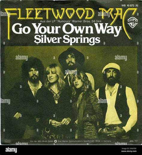 Vintage Single Record Cover 1977 Fleetwood Mac Go Your Own Way 01