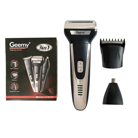 Триммер 3 в 1 Geemy GM-598 шейвер, бритва – низкие цены, кредит, оплата ...