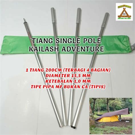 Tiang Flysheet Singlepole Ultralight Econopack Lazada Indonesia