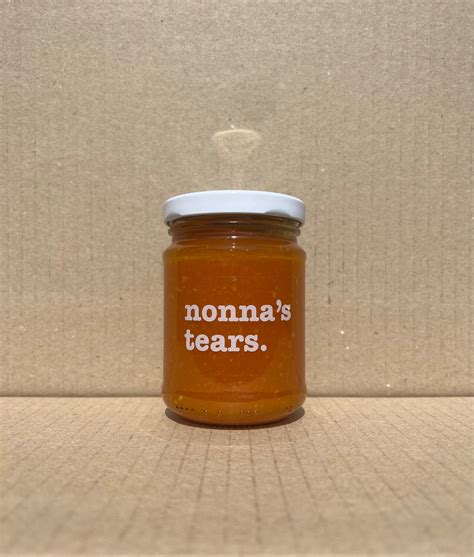 pumpkin, orange blossom & ginger jam. 250ml | nonna’s tears.