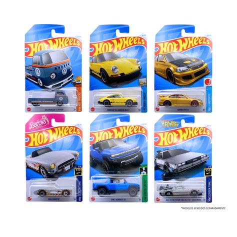 Carrinho Hot Wheels À Escolha Mattel Original Shopee Brasil