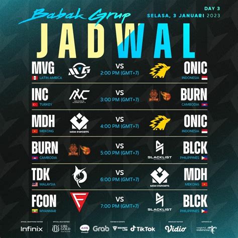 Ini Jadwal M World Championship Gamebrott