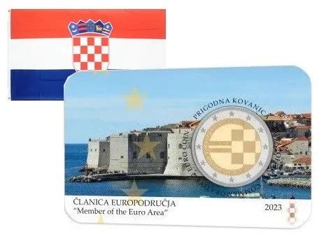 Euros Comm Morative Croatie Ans De L Adh Sion L Ue Coin