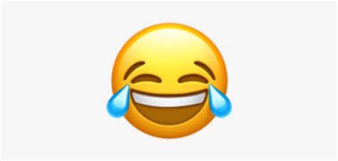 Emoji Iphone Laught Lol Emotions Ios 10 Crying Laughing Emoji PNG