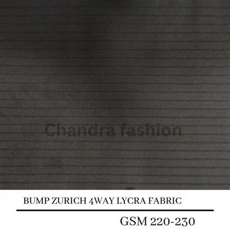 Bump Zurich Way Lycra Fabric Print Check Stripes Color Multicolor