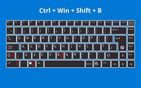 Ctrl Win Shift B Atalho Do Windows Permite Redefinir A Placa De