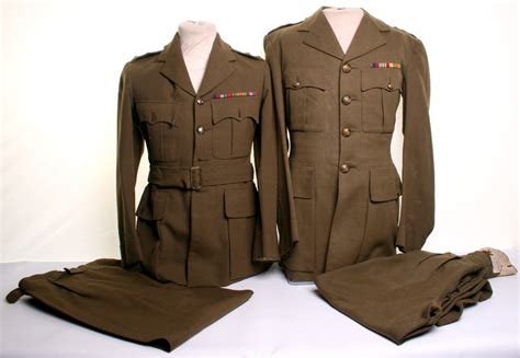 Ww2 Royal Engineers Officers Service Dress Uniform Consisting Of Four