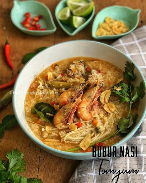 Resepi Bubur Nasi Tom Yam • Resepi Bonda