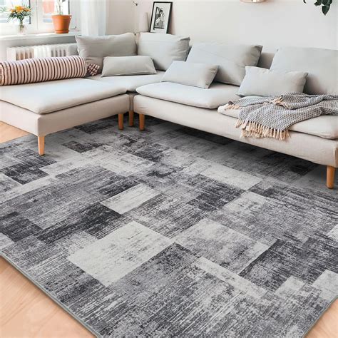 Area Rug Living Room Rugs X Indoor Soft Low Shaggy Fluffy Pile