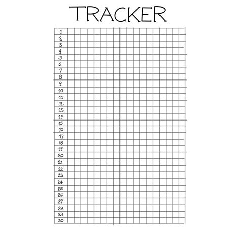 Bullet Journal Mood Tracker Printable