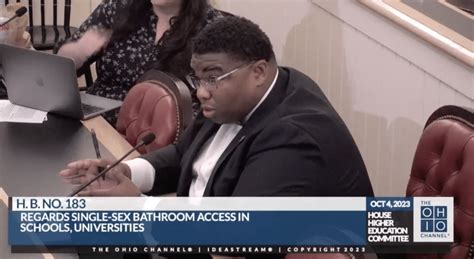 14 Quotes From The First Hearing On Hb 183 To Ban Trans Individuals From Bathrooms In Ohio