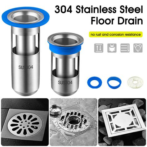 Free Ship Floor Drain Core Anti Odor Pest Proof Stainless Steel Sewer