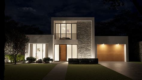 Modern House - Night & Day on Behance