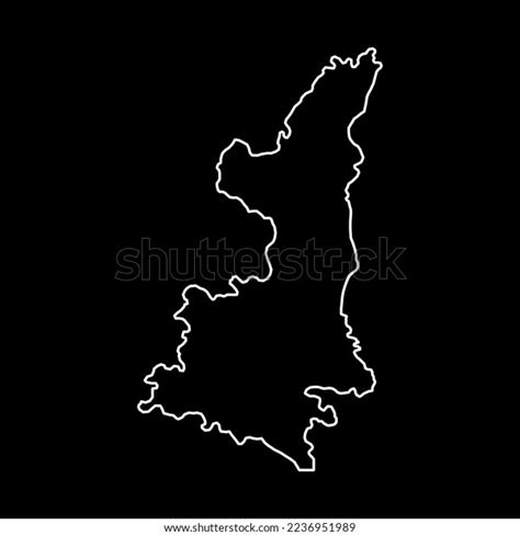 Shaanxi Province Map Administrative Divisions China Stock Vector