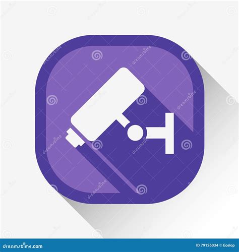 Video surveillance stock vector. Illustration of looking - 79126034