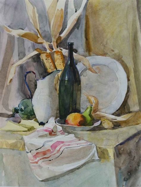 Still life drawing, Watercolor paintings, Still life painting
