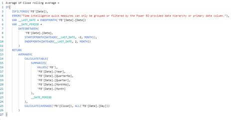 Calculate Moving Averages In Sql Power Bi And Ms Excel