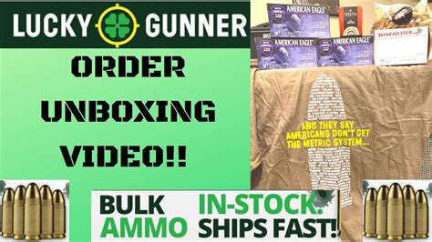 Lucky Gunner Ammo Order Unboxing Youtube