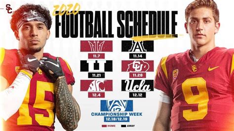 USC's Re-Revised 2020 Football Schedule Announced | First game: ASU ...