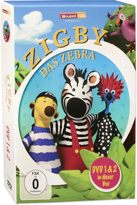 zigby das zebra  dvd box amazoncouk diverse axel raffe barb