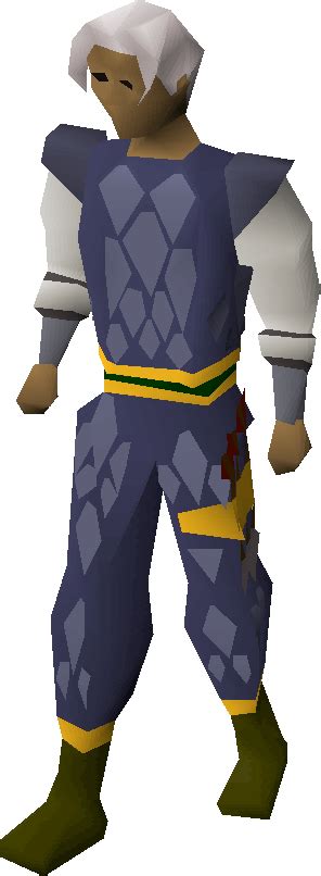 Blue Dhide Gold Trimmed Armour Old School Runescape Wiki Fandom