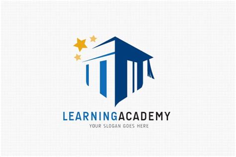 Learning Academy Logo Template Education Logo Design Academy Logo