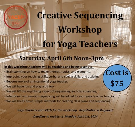 YACEP Continuing Ed Courses Just Breathe Yoga Studio Registered