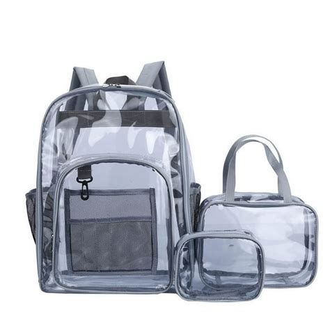 Clear Backpack Heavy Duty for Women Men See Through Transparent ...