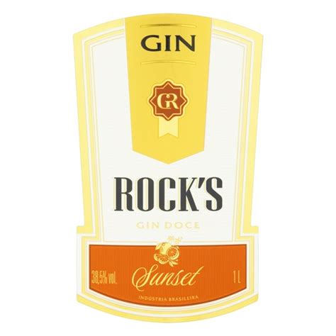 Gin Doce Sunset Rocks Garrafa 1l Taímax Ji Paraná