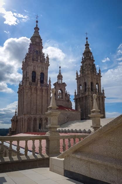 Cathédrale De Saint Jacques De Compostelle Galice Espagne Photo Premium